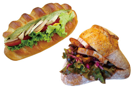 パンオルヴァンのサンドイッチ